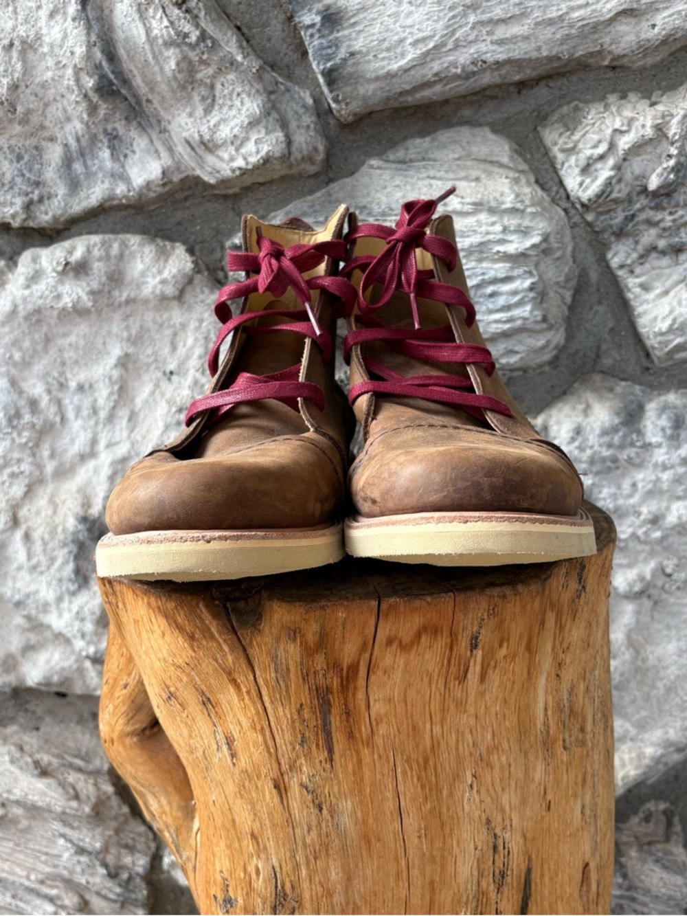 New Oliberté Leather Boots Size 10 Made in Canada Vibram Sole - Picture 4 of 9